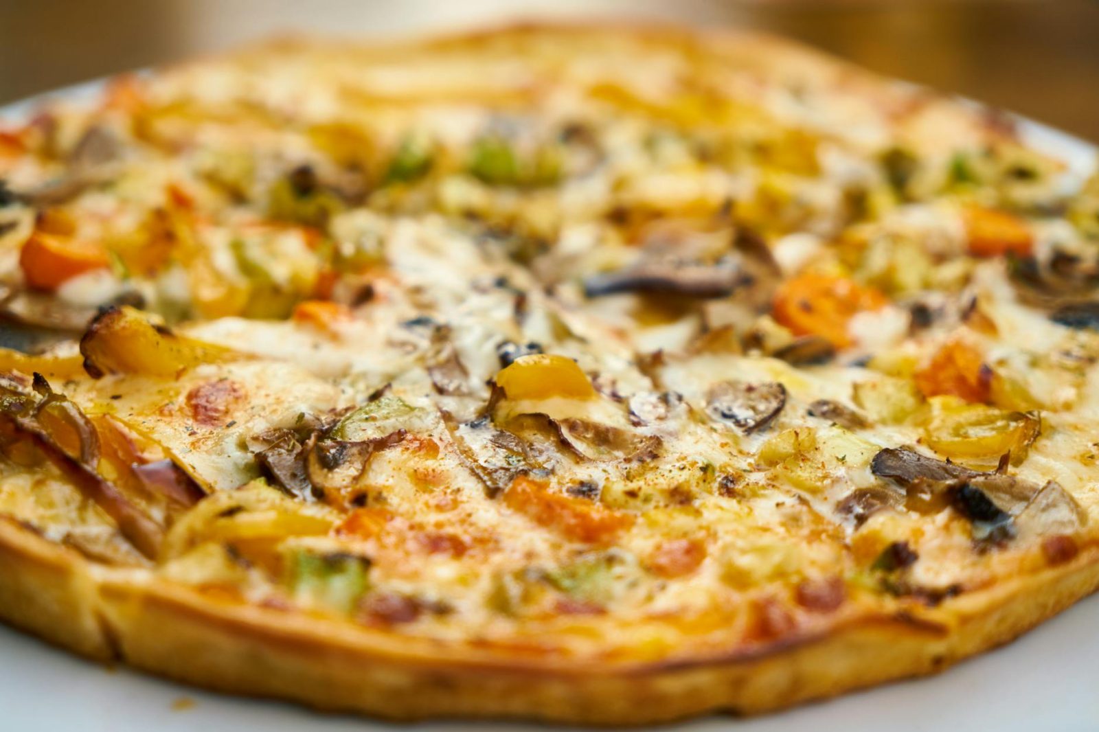 food photography of pizza