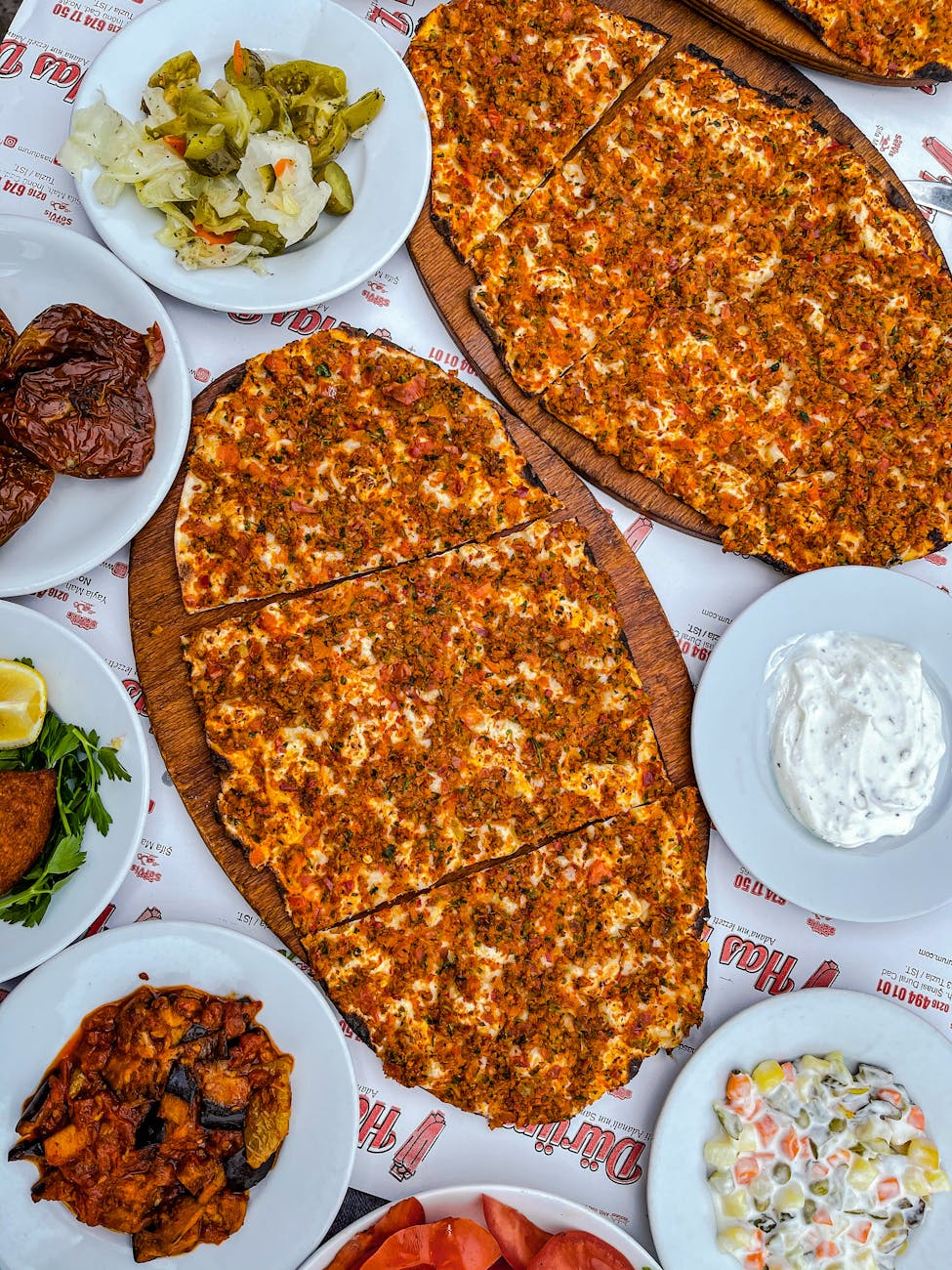 pizza on wooden chopping board