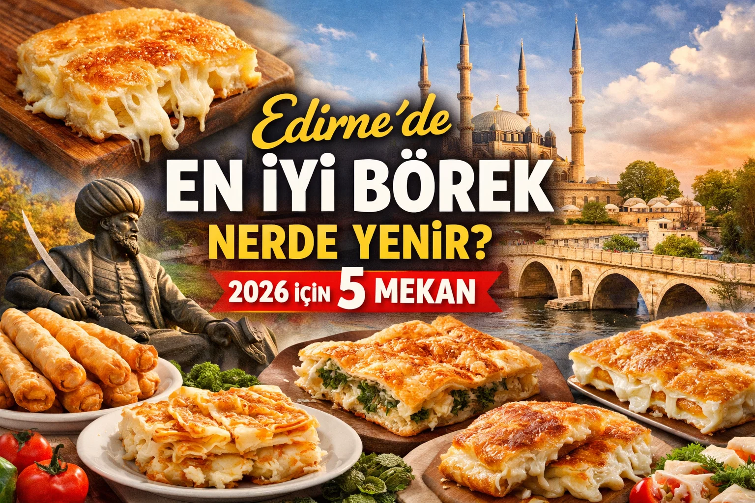 Delicious Turkish pastries and scenery.