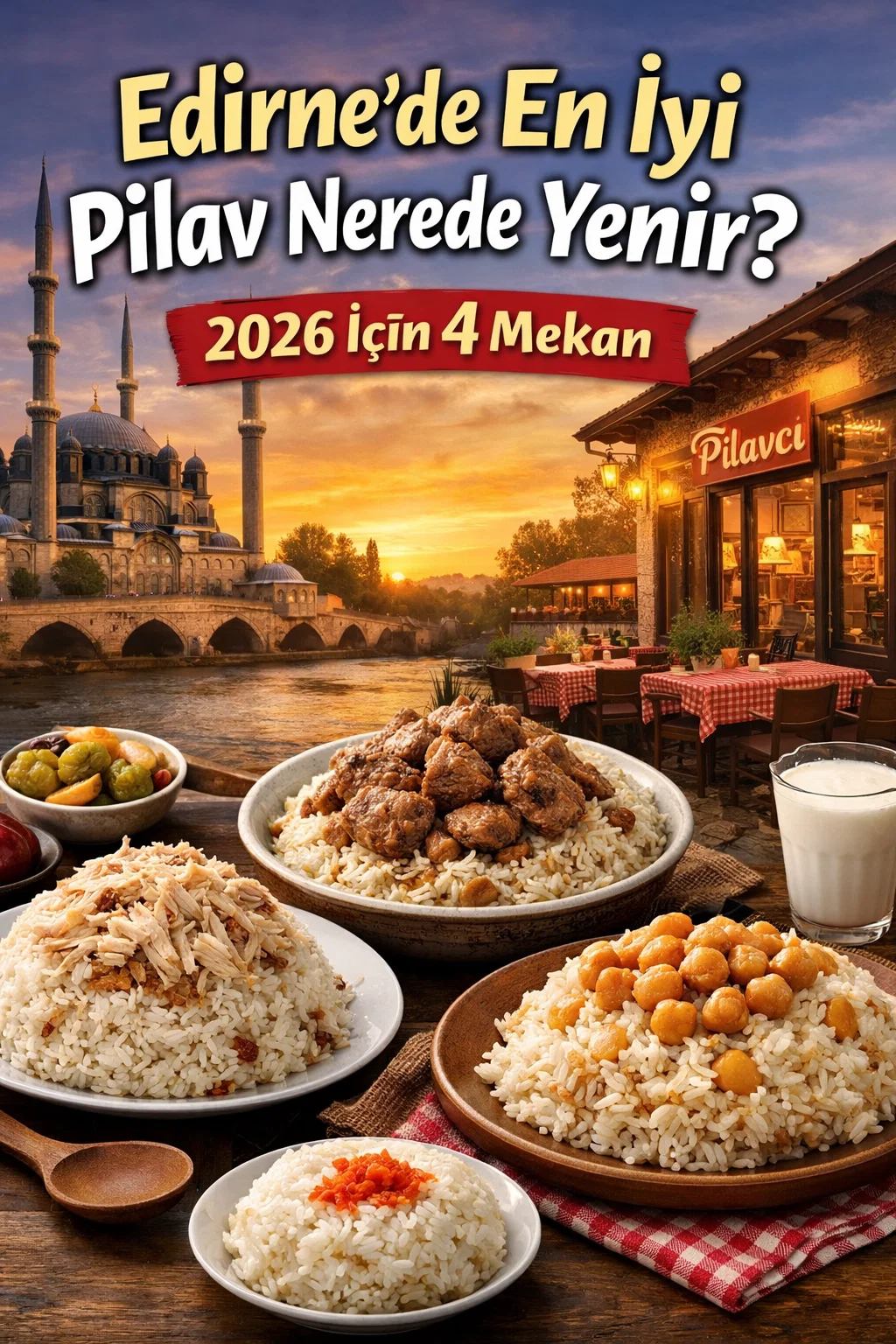 Edirne'de pilav mekanları tanıtımı