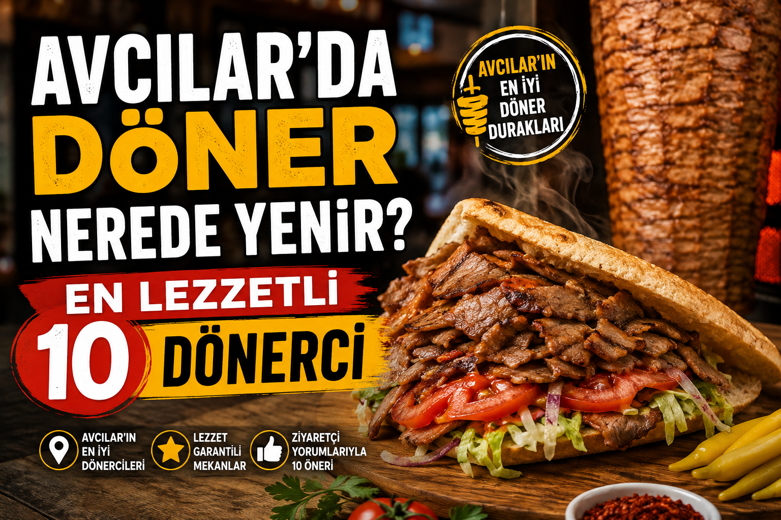 Avcılar’da Döner Nerede Yenir? En Lezzetli 10 Dönerci