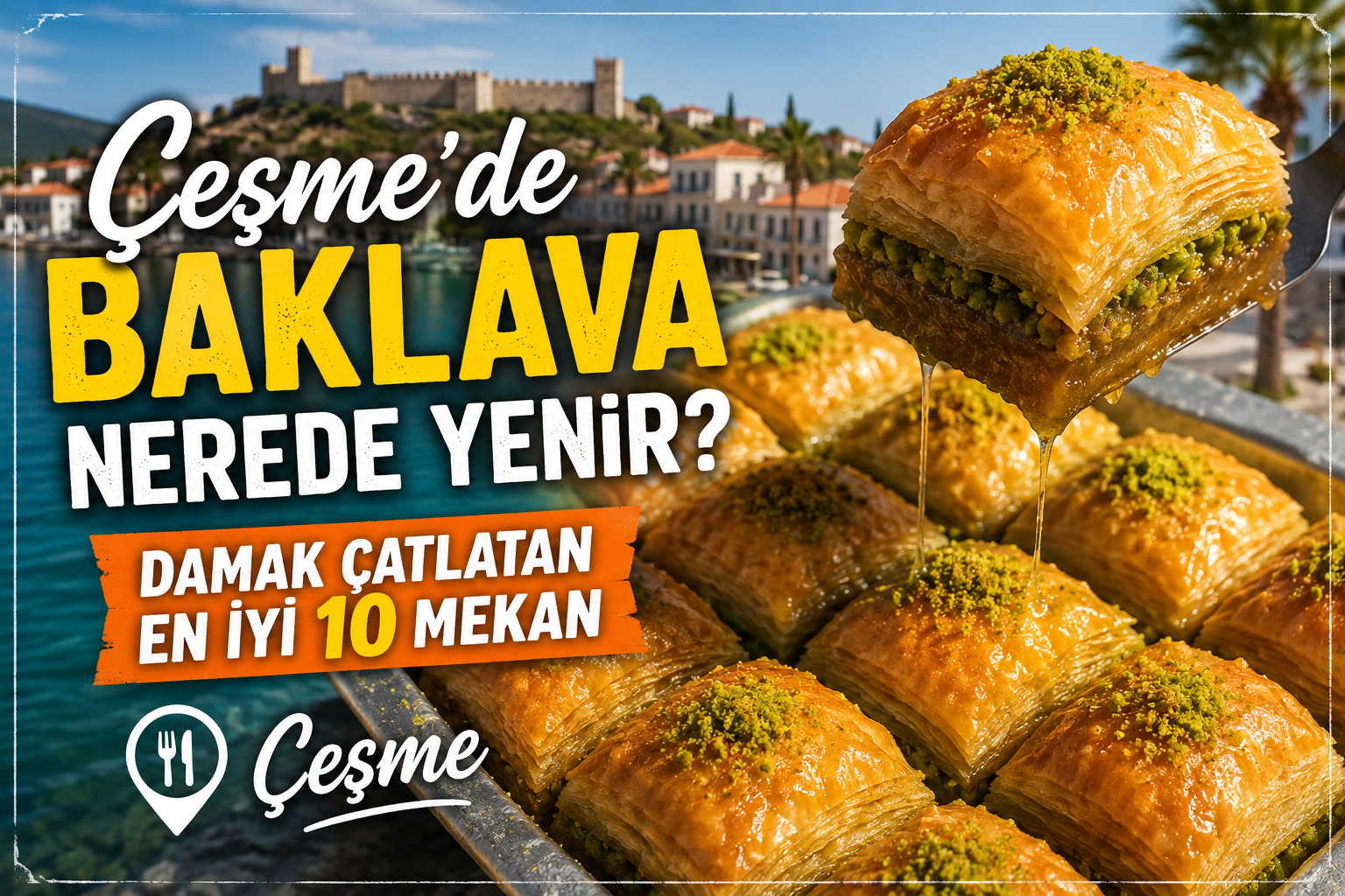 Çeşme’de Baklava Nerede Yenir? Damak Çatlatan En İyi 10 Mekan