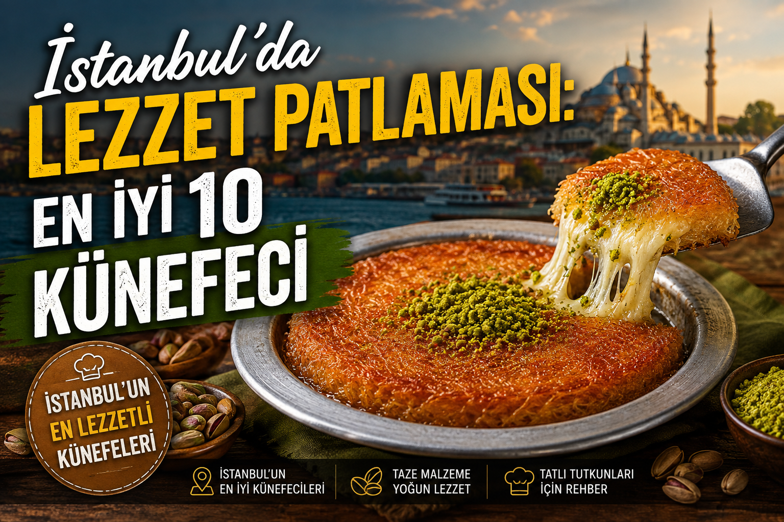 İstanbul’da Künefe Nerede Yenir? En İyi 10 Künefeci